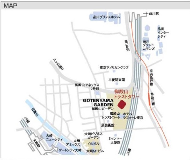ラジオメーター本社地図